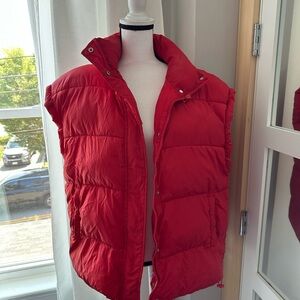 Red Puffer Vest